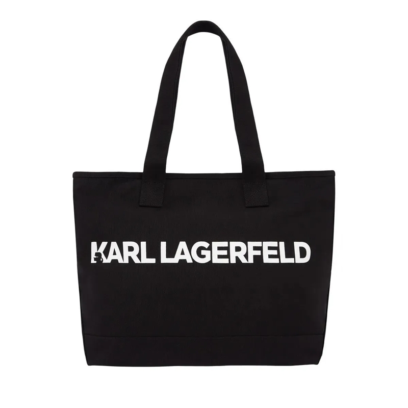 Karl Lagerfeld Shopper Extra große Tote Bag mit Logo Shopper schwarz