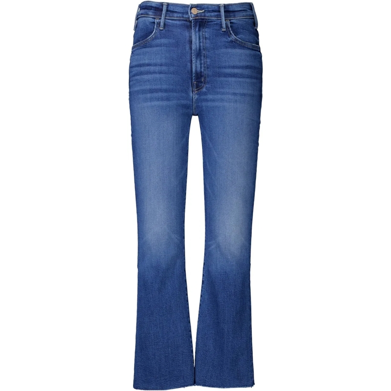 Mother Jeans à jambe droite Mother The Hustler Ankle Fray Jeans Blauw 1117-100 blau