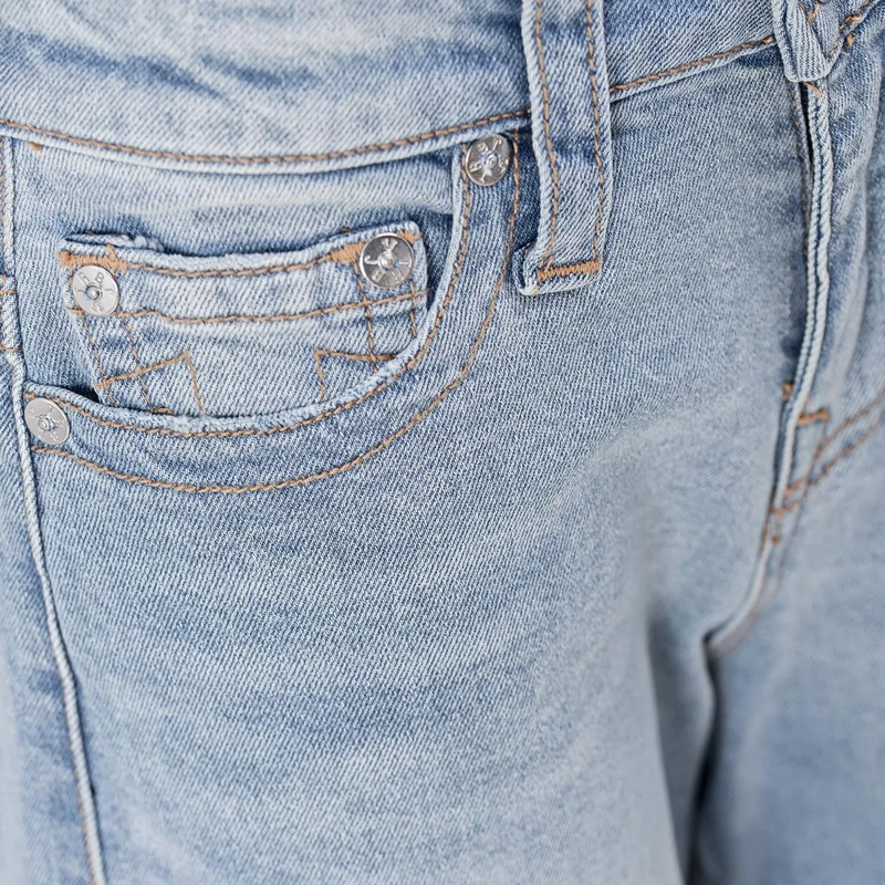 True Religion Jeans - Baggy-Jeans- Light-Wash-Waschung- Comfort Fit hell-blau(Image 4)