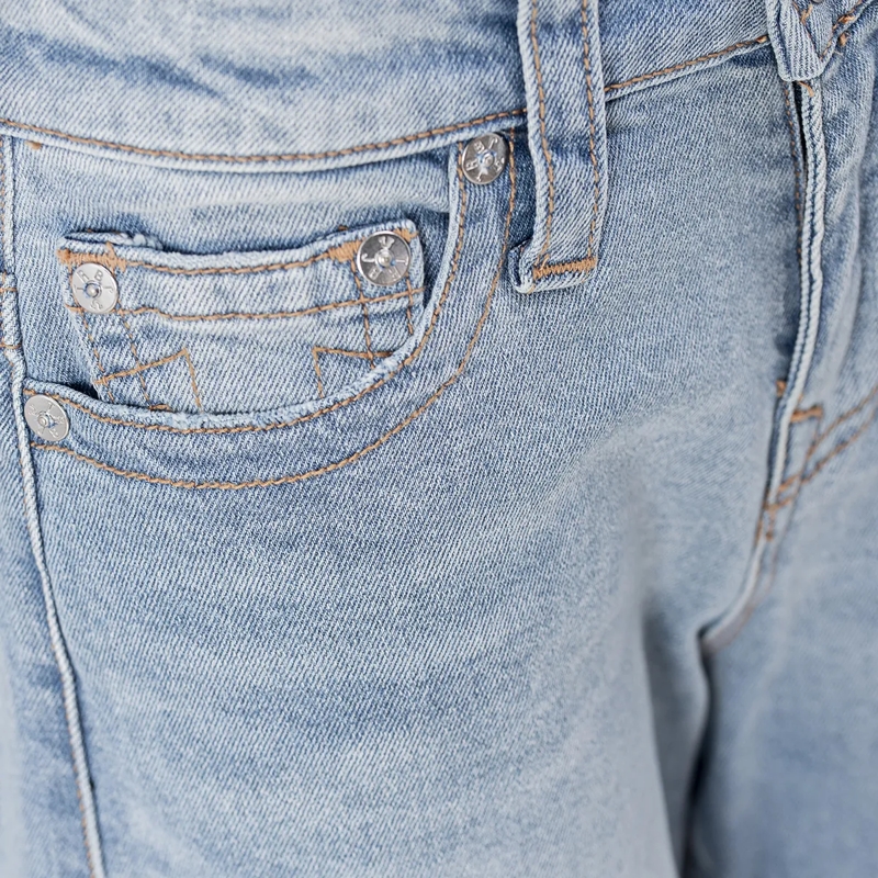 True Religion Jeans - Baggy-Jeans- Light-Wash-Waschung- Comfort Fit hell-blau(Image 5)