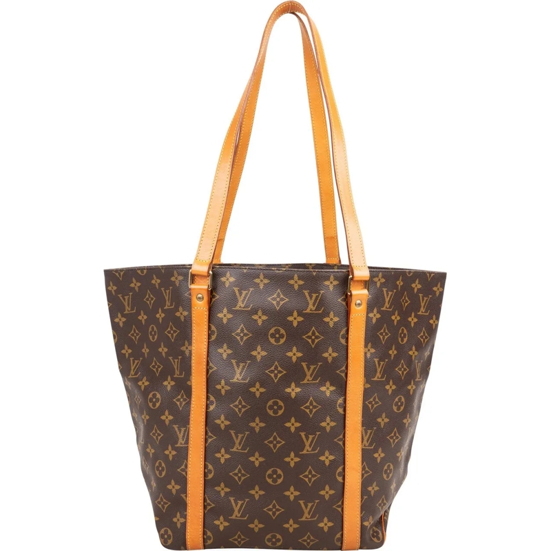 Louis Vuitton Tote Louis Vuitton Canvas Monogram Sac Shopping Shoulde braun