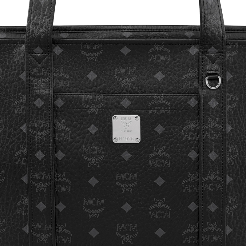 MCM Tote Aren Vi Tote Lrg Bk Black(Image 6)