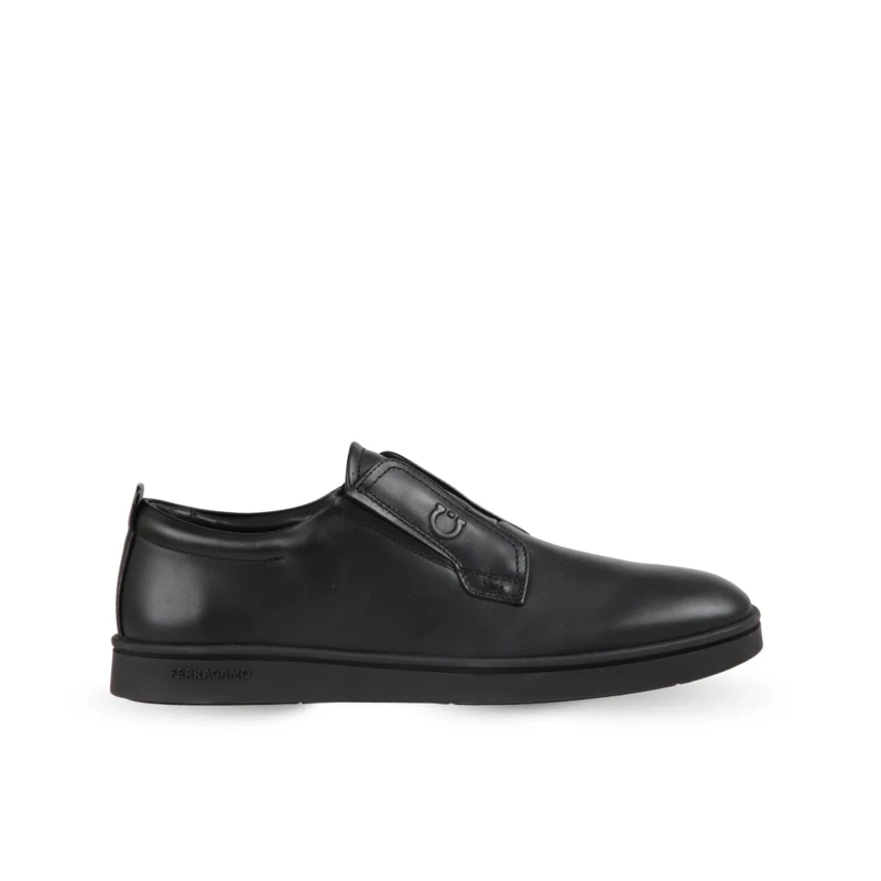 Salvatore Ferragamo Loafer Stringate Shoes With Classic Design And Silhouette Black