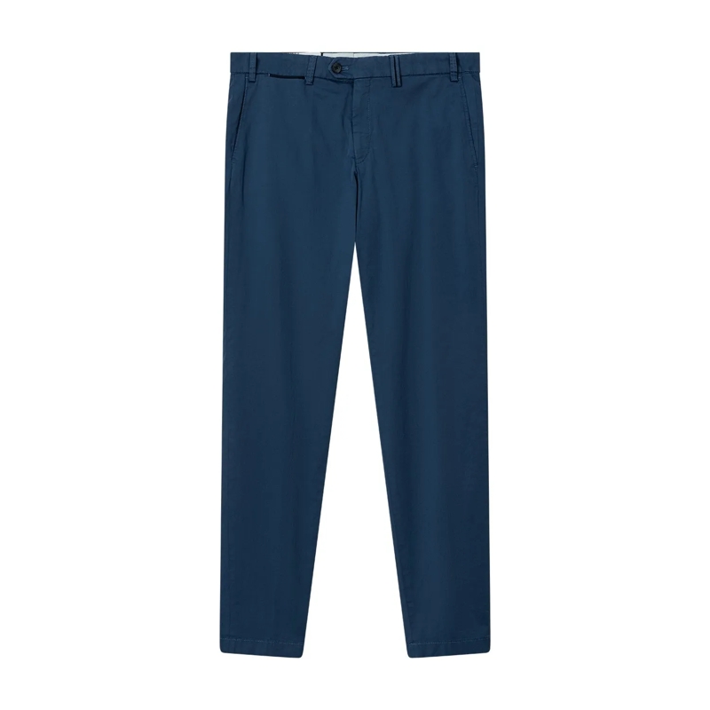 Hiltl Casual broeken Chinohose aus Baumwolle blau