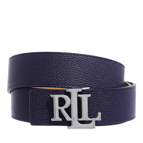 Lauren Ralph Lauren Rev Lrl 40 Belt Wide Refined Navy/Camel Reversible Belt