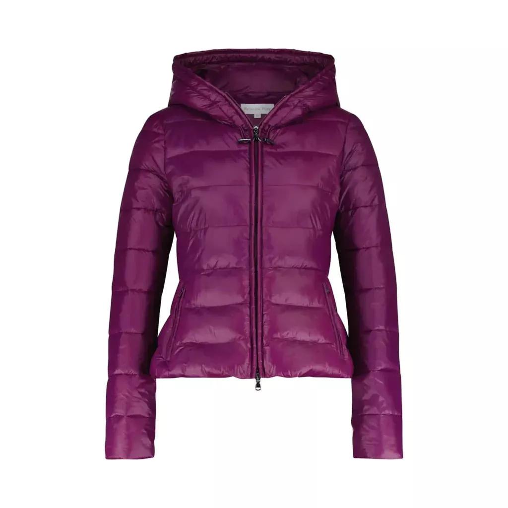 Patrizia Pepe - Taillierte Steppjacke mit Kapuze - Größe 36 - purple