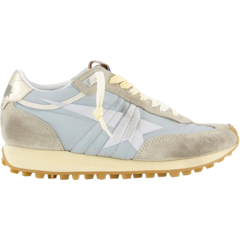 Golden Goose Low-Top-Sneaker Dames Running Marathon Blauw blau