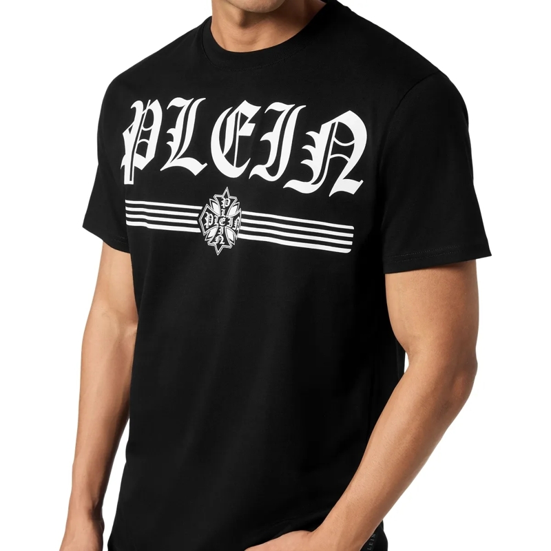 Philipp Plein T-Shirt T-Shirt Round Neck Ss Gothic Plein schwarz(Image 5)
