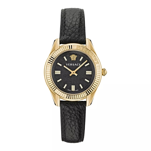 Versace Greca Time Lady Black Quartz Horloge