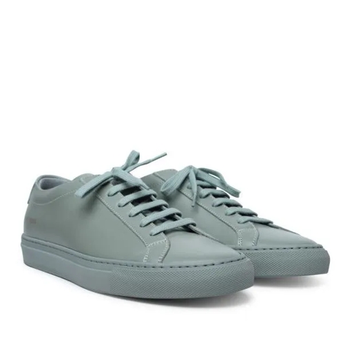 Common Projects Original Achilles' Vintage Green Leather Sneakers Grey scarpa da ginnastica bassa