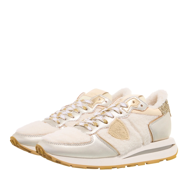 Philippe Model Low-Top-Sneaker Tropez Haute Low Woman Baby Bear_Blanc Argent(Image 3)