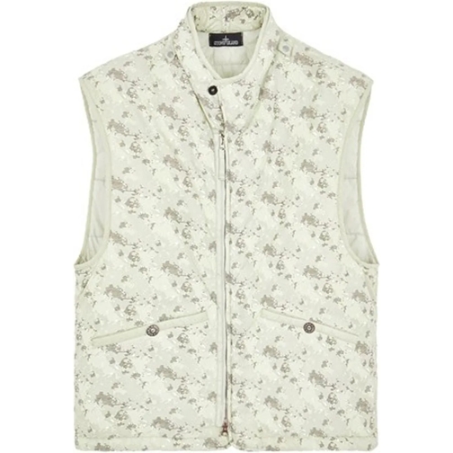 Stone Island  Stone Island Printed Brushed Gilet grün