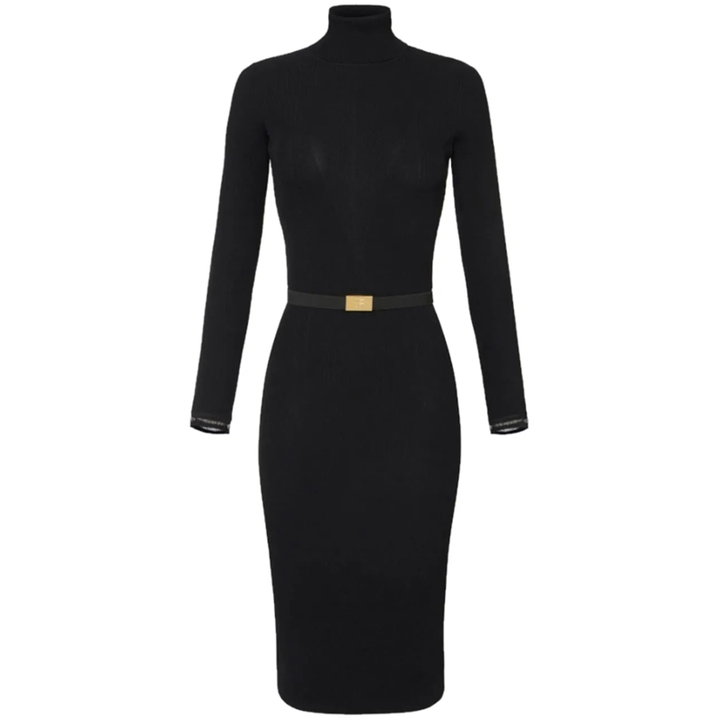 Elisabetta Franchi Kleid Dresses Black schwarz