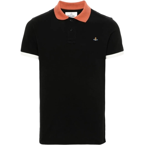 Vivienne Westwood T-Shirts Classic Polo Black schwarz