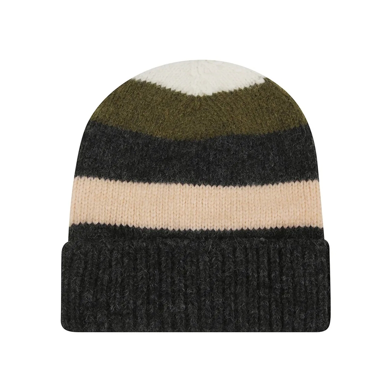 Alanui Hoed Vibrant Multicolor Alpaca Blend Striped Hat Multicolor