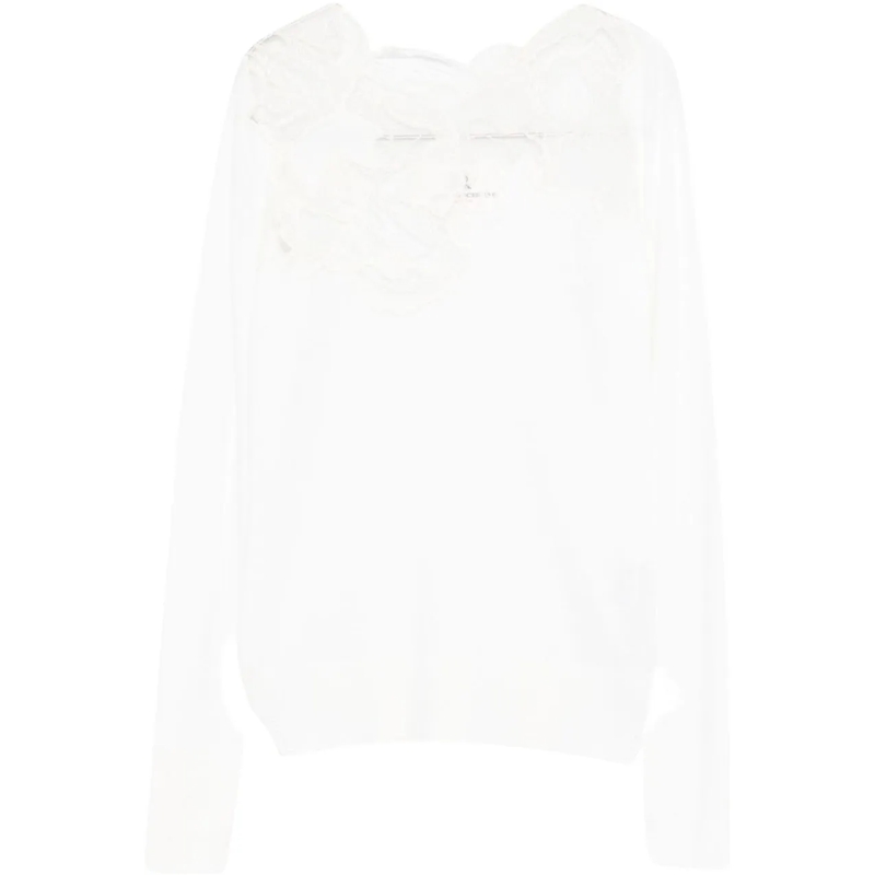 Ermanno Scervino  Sweaters White weiß