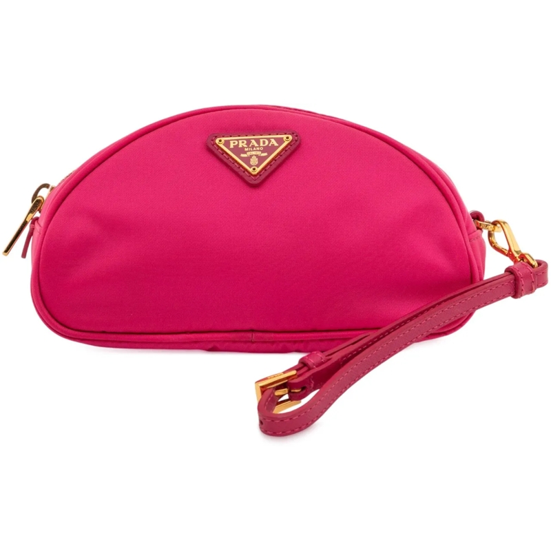 Prada Necessaire Tessuto Pouch rose