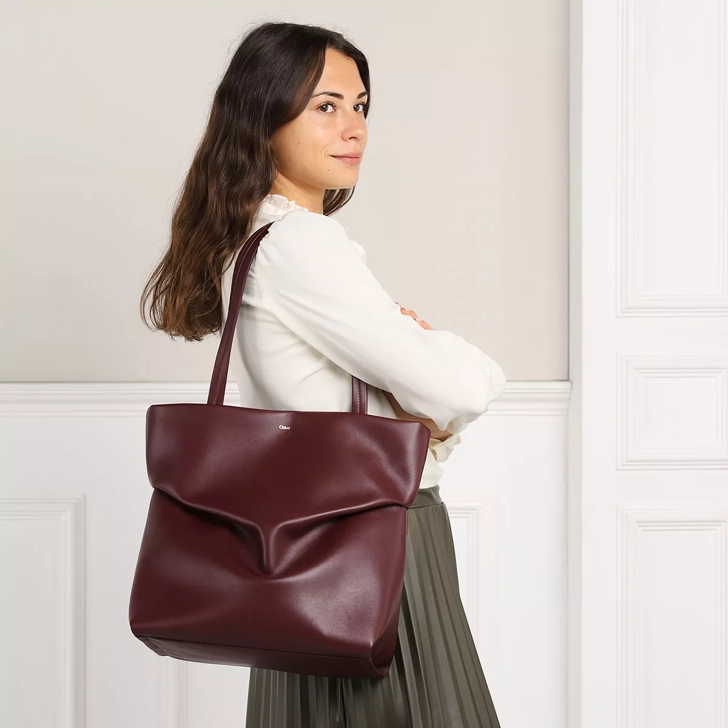 Chloé Judy Shoulder Bag Burgundy | Tote | fashionette