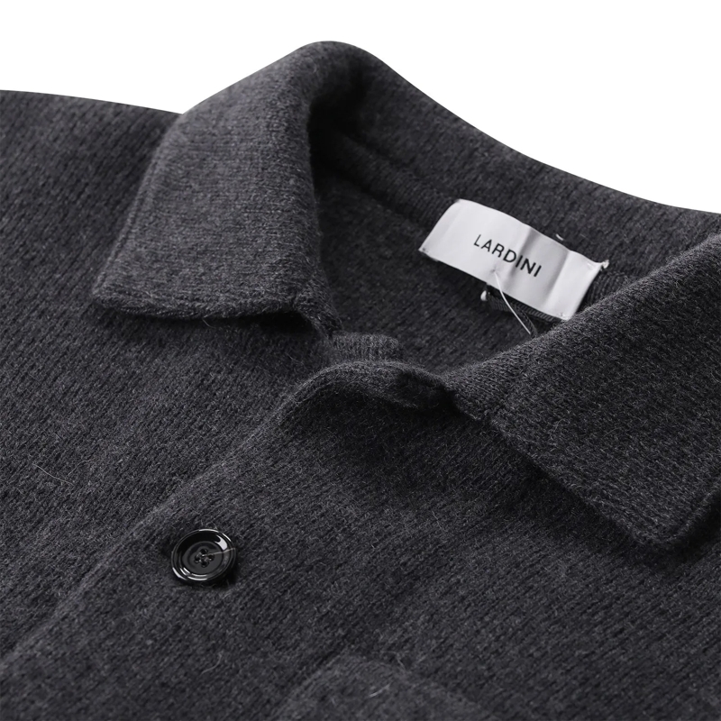 Lardini  Strickjacke aus Schurwolle grau(Image 3)