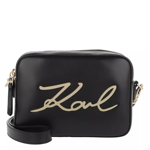 Karl Lagerfeld K/Signature Camerabag Black/Gold Sac à bandoulière