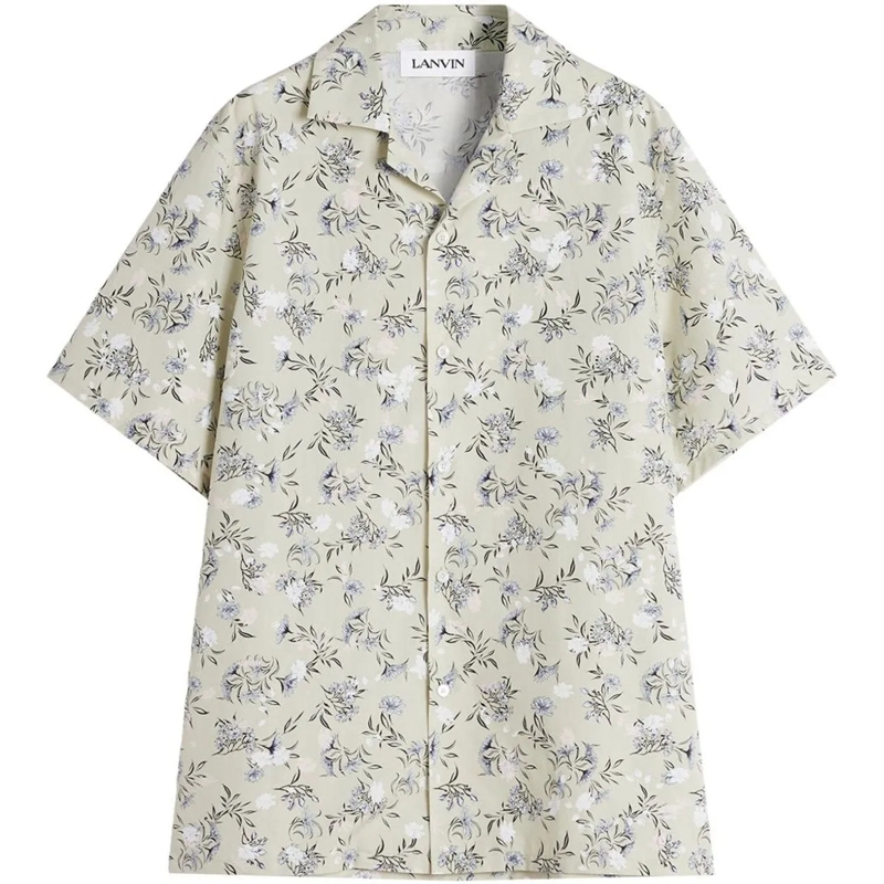 Lanvin Legeres Oberteil Shirts Linen grün