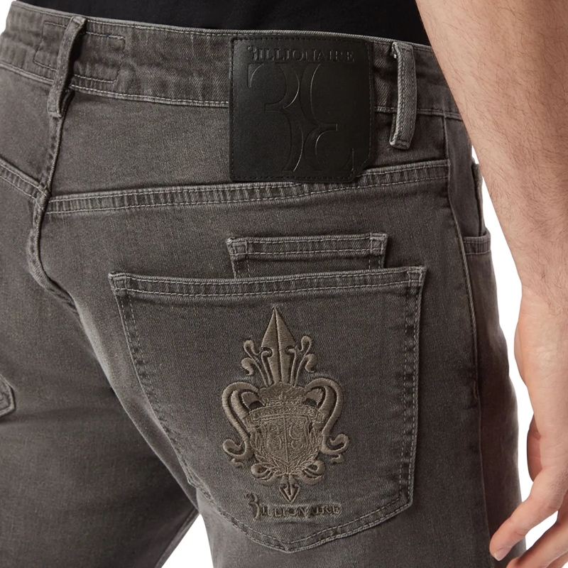 BILLIONAIRE Jeans mit geradem Bein Jeans Regular Fit grau(Image 2)