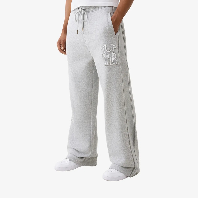True Religion Hose Sweathose BAGGY grau(Image 3)