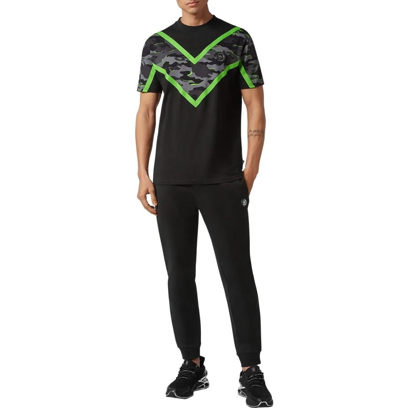 Plein Sport T-Shirt T-Shirt Camouflage schwarz(Image 4)