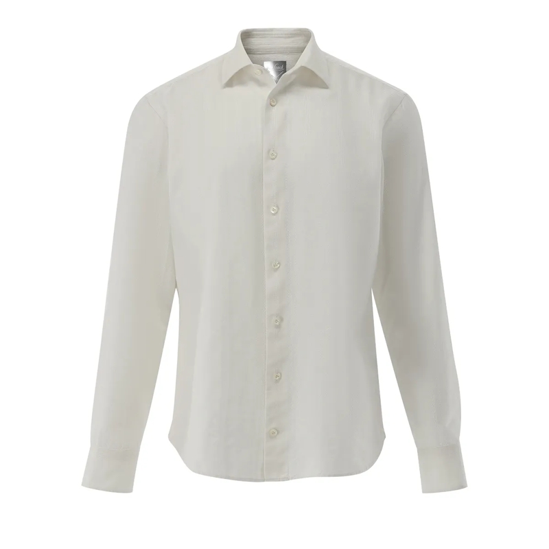 VAN LAACK Hemd Hemd Tailor Fit Streifen weiss