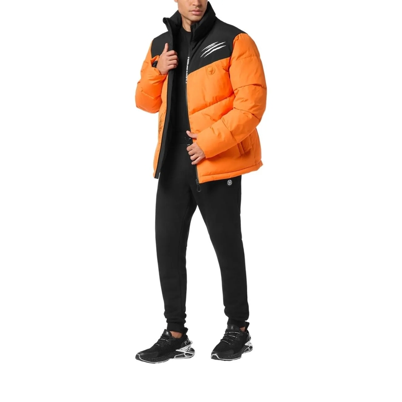 Plein Sport Übergangsjacke Puffer Jacket Scratch orange(Image 3)