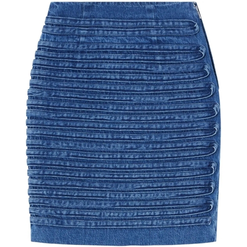 Versace Midi-Röcke Skirts Denim Blue blau