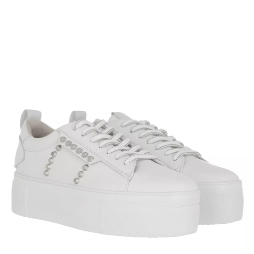 Kennel & Schmenger Top Sneakers Calf Leather bianco/silver Sw plateausneaker