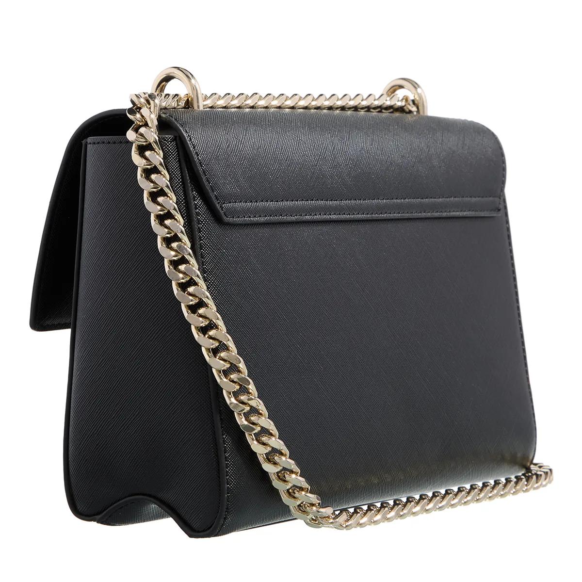 Just Cavalli Metalen Lettering Dames Tas Range Black Dames