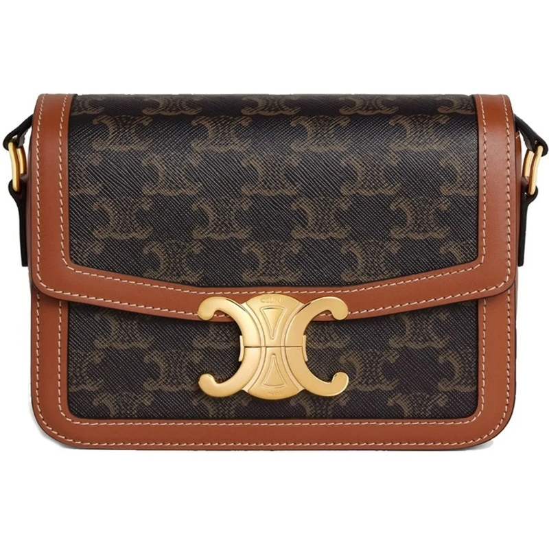 Celine Tote Celine Teen Triomphe Bag braun