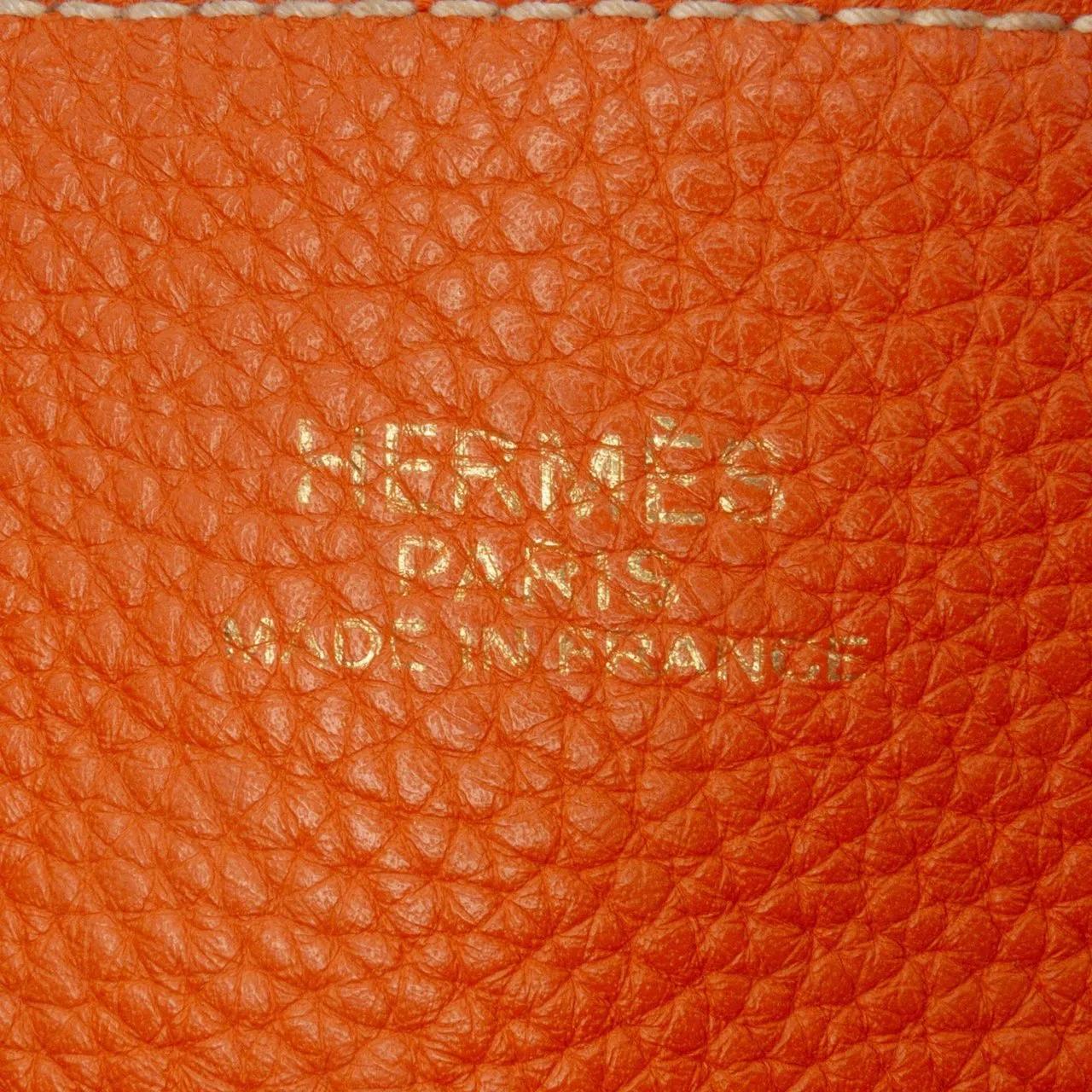 Thumbnail - Hermès Shopper - Clemence Double Sens 36 - Gr. unisize - in Braun - für Damen