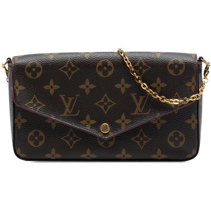 Louis Vuitton Schultertasche Monogram Pochette Felicie braun