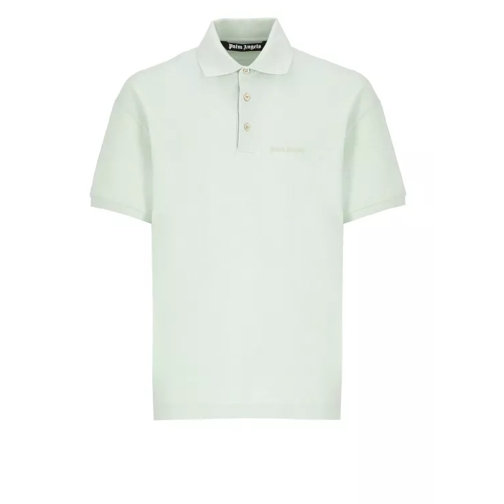 Palm Angels Polo With Logo Green 