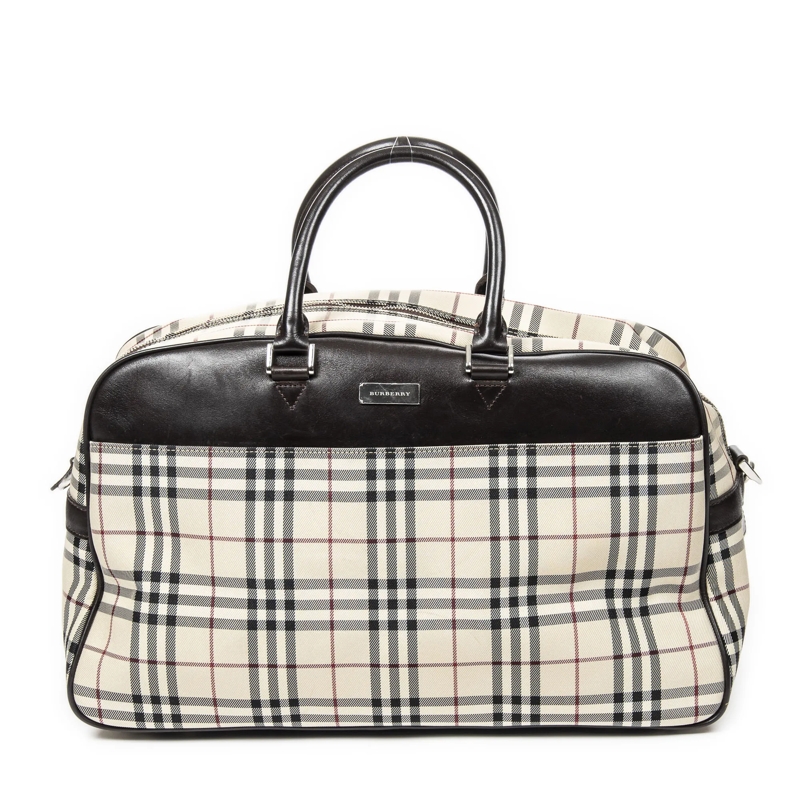 Burberry Crossbody Bag Travel Boston beige