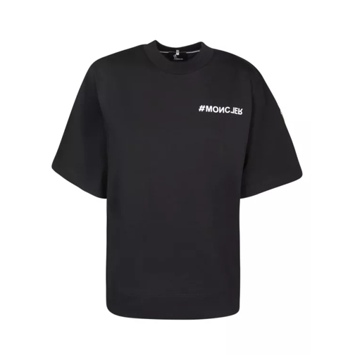 Moncler Short Sleeve With Chest Logo Black 