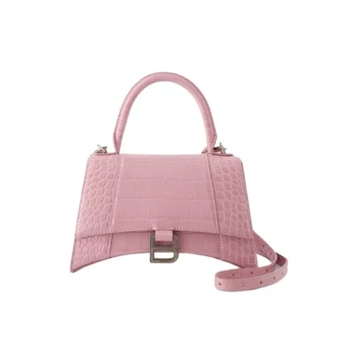 Balenciaga Hourglass S Bag - Leather - Powder Pink Pink Schooltas