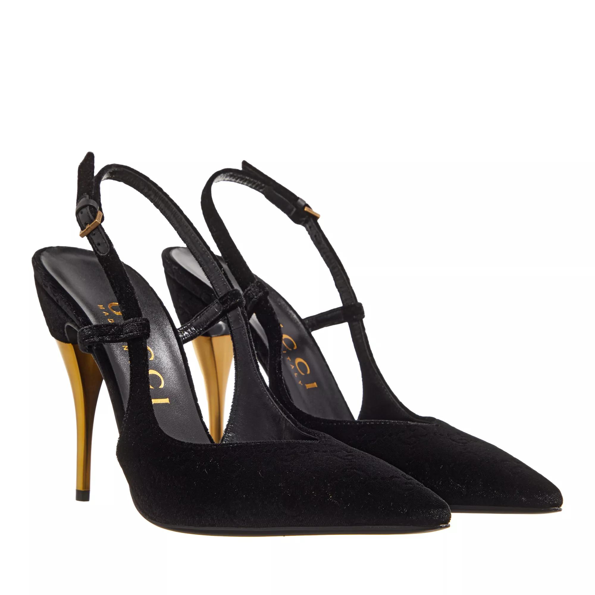 Gucci Pumps & High Heels - Women%27s GG Slingback Pump - Gr. 38 (EU) - in Schwarz - für Damen