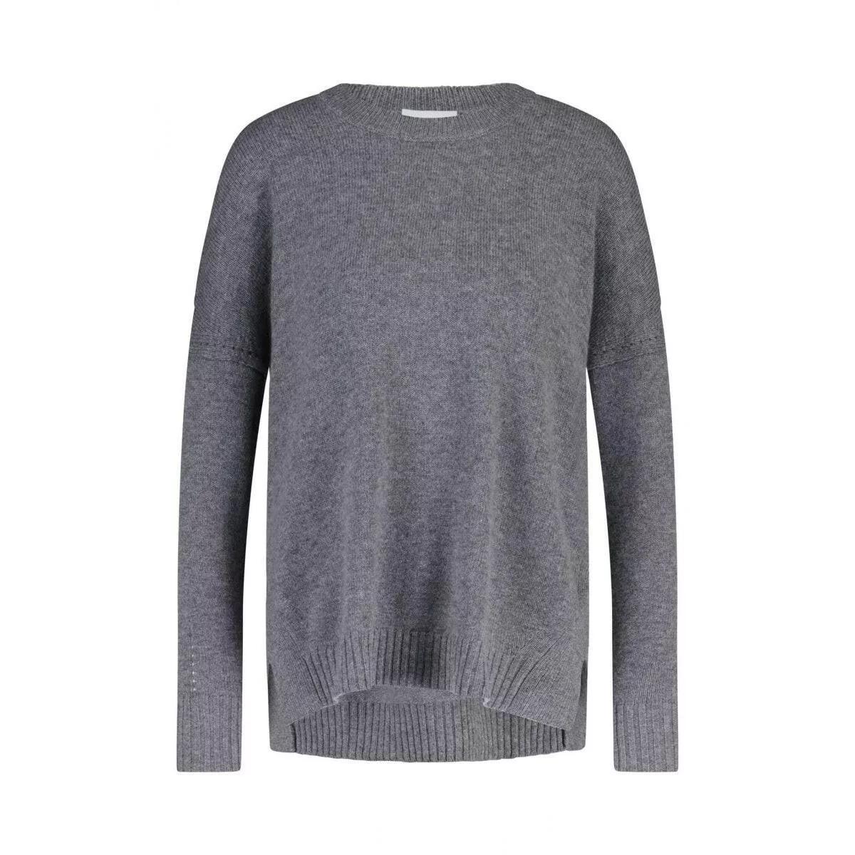 van Kukil - Pullover Trinity aus Kaschmir 47701901443418 - Größe XS - dark gray