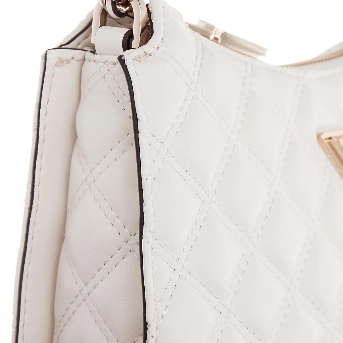 Guess Pochettes Giully Top Zip Shoulder Bag in crème