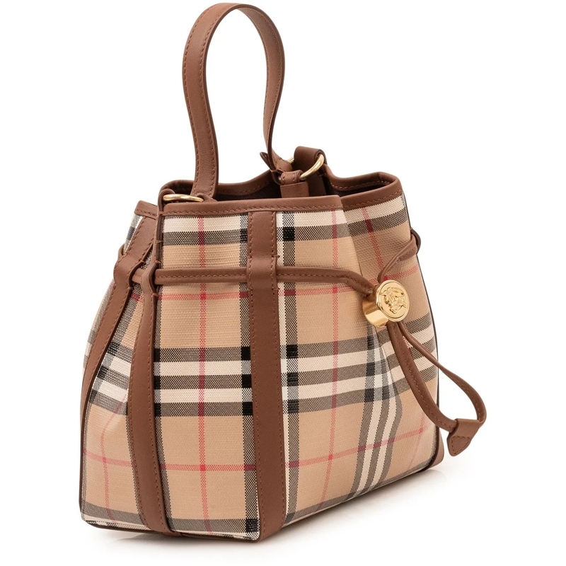 Burberry Schultertasche Borsa Bucket Drawstring beige(Image 3)