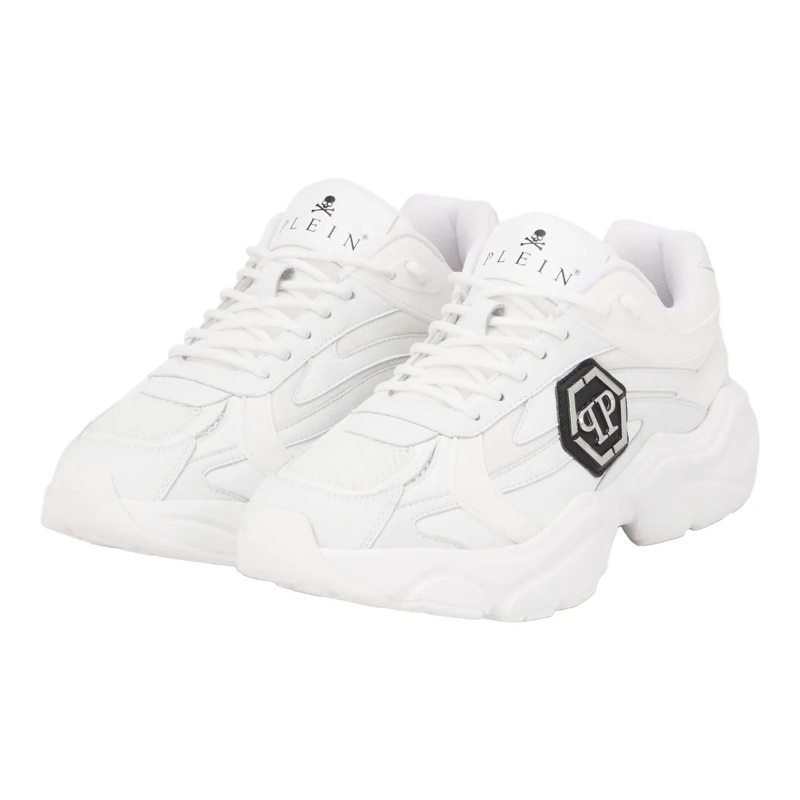 Philipp Plein Low-Top-Sneaker Läufer weiss
