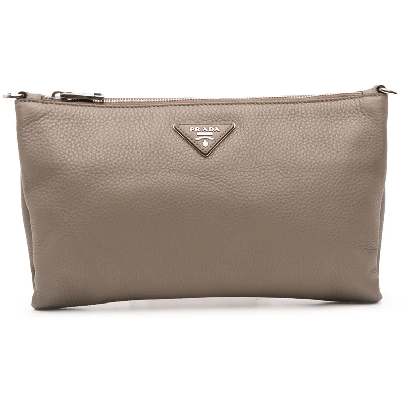 Prada Sac à bandoulière Vitello Daino Crossbody braun