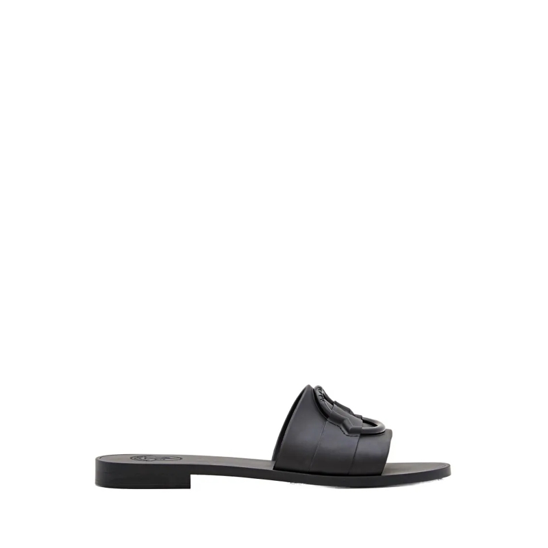 Moncler Sandalen Black Rubber Sandals Black