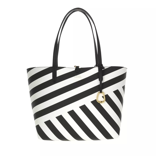 Lauren Ralph Lauren Reversible Tote Medium Capri Stripe Mix/Mediter Dot Shopping Bag