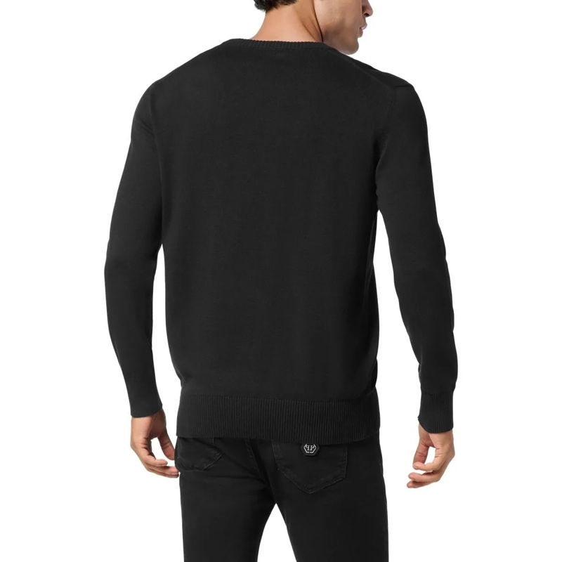 Philipp Plein Pullover Pullover Rundhalsausschnitt Ls Love schwarz(Image 4)