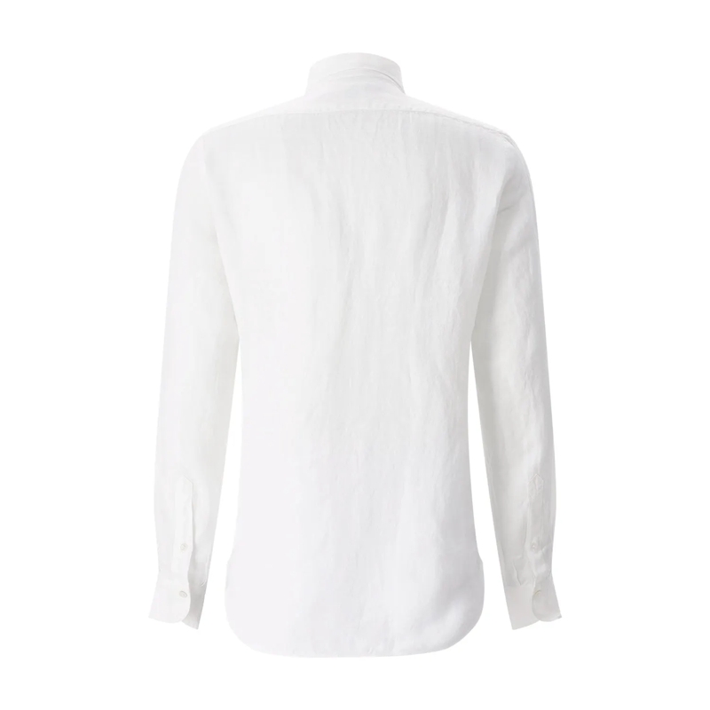 Finamore Hemd Hemd aus Leinen weiß(Image 2)